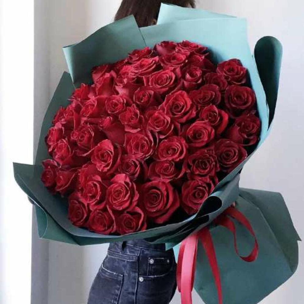 51 красная роза